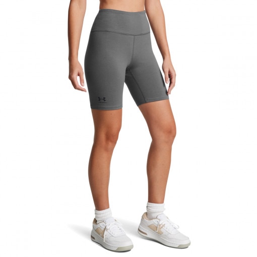 Damskie kolarki dzianinowe Under Armour Campus 7in Short - szare