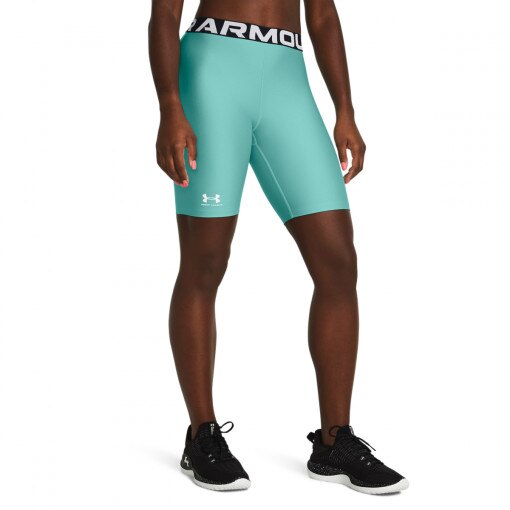 Damskie kolarki treningowe Under Armour UA HG 8in Short - turkusowe
