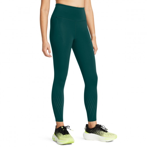 Damskie legginsy do biegania Under Armour UA Launch Elite Ankle Tights - zielone
