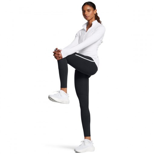 UNDER ARMOUR Damskie legginsy do biegania Under Armour UA Launch Elite Cw Tights  czarne Czarny