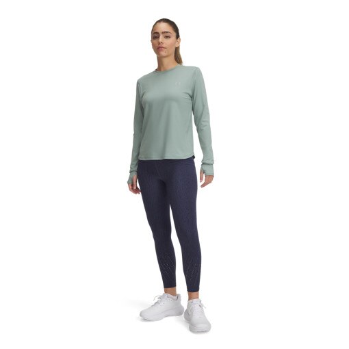 UNDER ARMOUR Damskie legginsy do biegania Under Armour UA Launch Elite Prt AnkTight  szare Szary