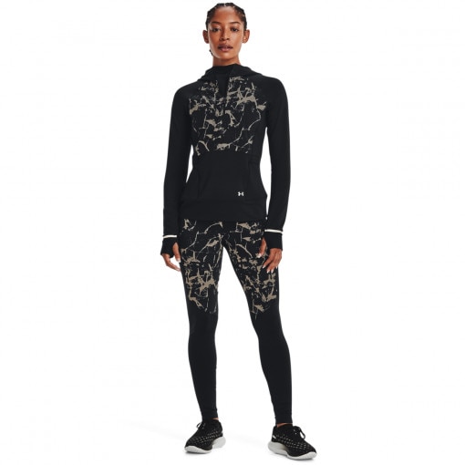  UNDER ARMOUR Damskie legginsy do biegania Under Armour UA OutRun the Cold Tight II  czarne Czarny