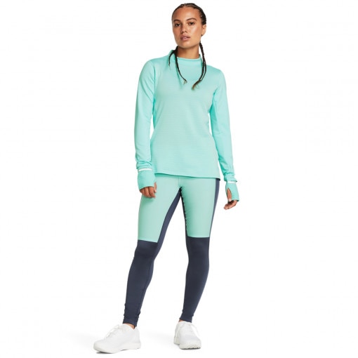 UNDER ARMOUR Damskie legginsy do biegania Under Armour UA Qualifier Cold Tight  miętowe Mięta