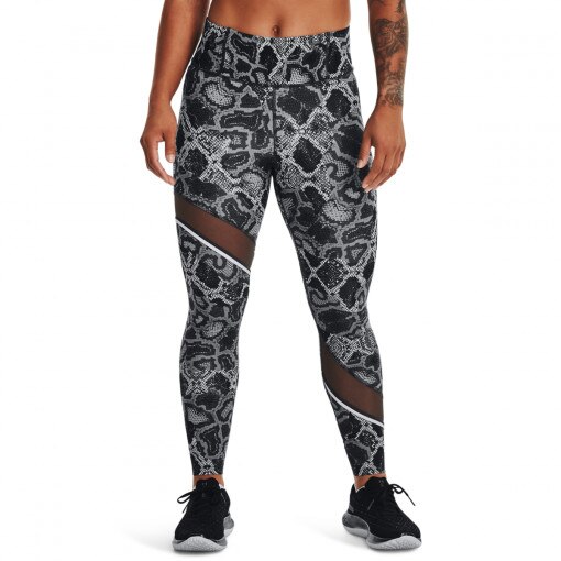 Damskie legginsy do biegania UNDER ARMOUR UA Speedpocket Ankle Tght II - białe