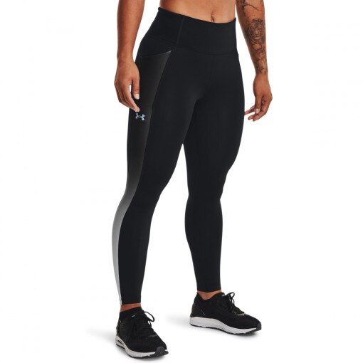 Damskie legginsy do biegania UNDER ARMOUR UA SpeedPocket Ankle Tight - czarne