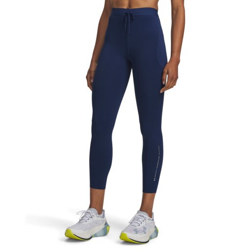 Damskie legginsy do biegania Under Armour UA Velociti Pro - granatowe