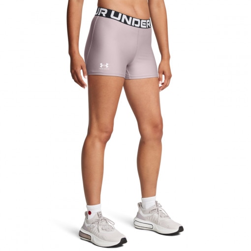 UNDER ARMOUR Damskie legginsy krótkie treningowe Under Armour UA Hg Authentics Shorty beżowe Beżowy