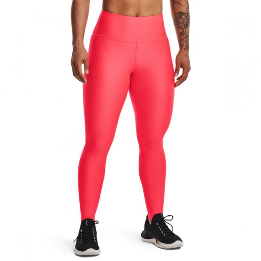 Damskie legginsy treningowe Under Armour Vanish Branded Legging - łososiowe