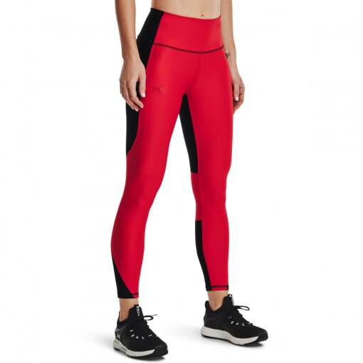 Damskie legginsy treningowe UNDER ARMOUR HG Armour Ankle Leg SP - czerwone