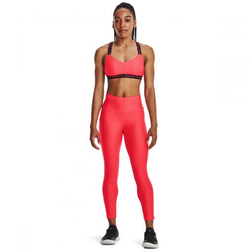 UNDER ARMOUR Damskie legginsy treningowe Under Armour Tech Hi Ankle Leg  czerwone Czerwony