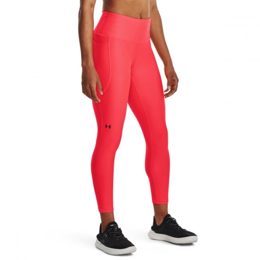 Damskie legginsy treningowe Under Armour Tech Hi Ankle Leg - czerwone