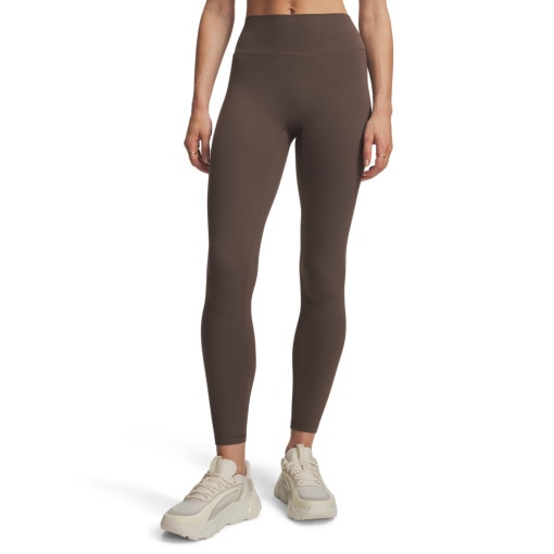 Damskie legginsy treningowe Under Armour Meridian 7/8 Legging - brązowe