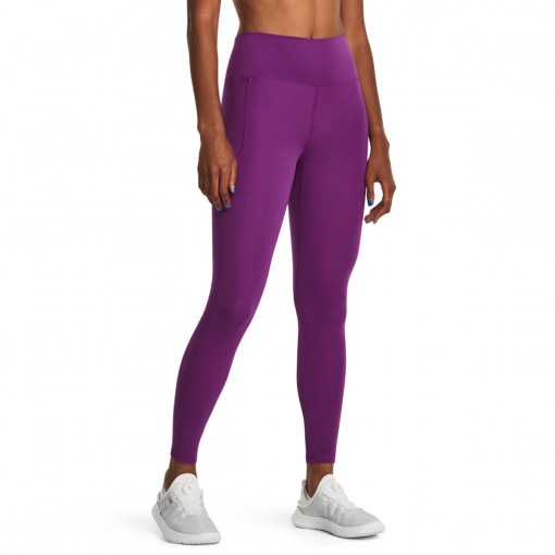 Damskie legginsy treningowe Under Armour Meridian Ankle Leg - fioletowe
