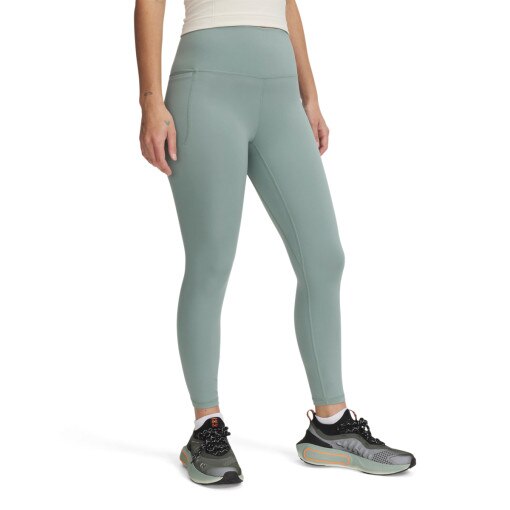 Damskie legginsy treningowe Under Armour Meridian Ankle Leg - zielone