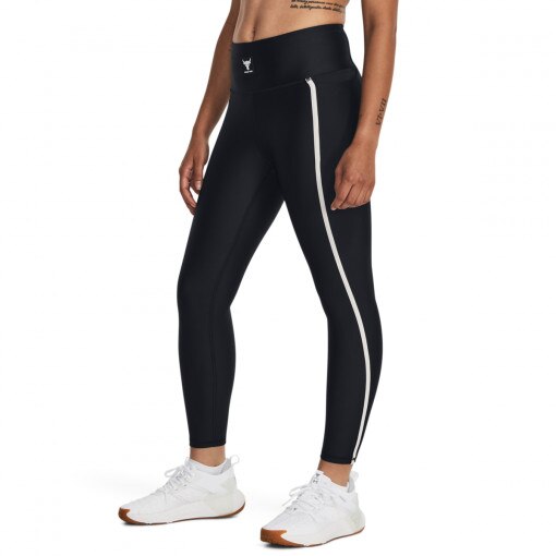 Damskie legginsy treningowe Under Armour Project Rock All Train HG Ankl Lg - czarne