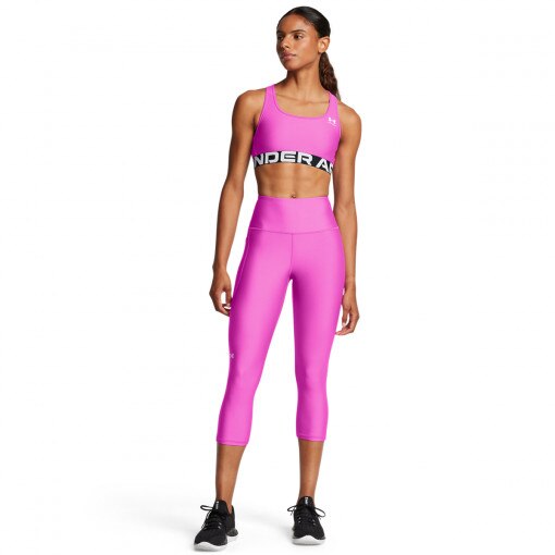 UNDER ARMOUR Damskie legginsy treningowe Under Armour Tech Hi Capri  różowe Różowy