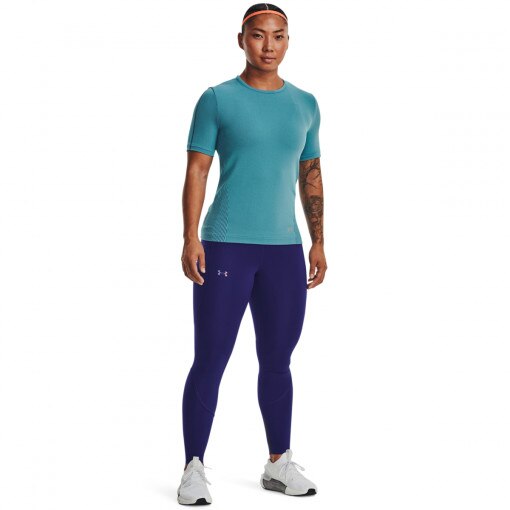  UNDER ARMOUR Damskie legginsy treningowe Under Armour UA SF Rush Ank Leg Perf  granatowe Granatowy
