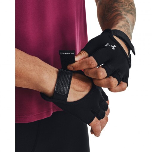 UNDER ARMOUR Damskie rękawiczki treningowe Under Armour UA Women's Training Glove  czarne Czarny