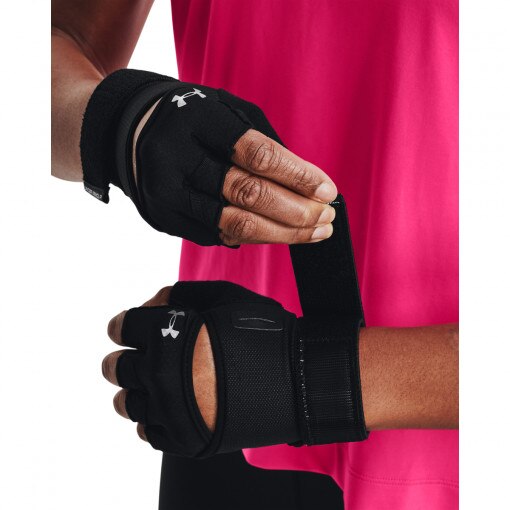 UNDER ARMOUR Damskie rękawiczki treningowe Under Armour W's Weightlifting Gloves  czarne Czarny