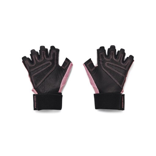 Damskie rękawiczki treningowe Under Armour W's Weightlifting Gloves - różowe