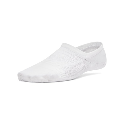 Damskie skarpetki stopki treningowe (3-pack) Under Armour Women's Vanish 3pk Liner - białe