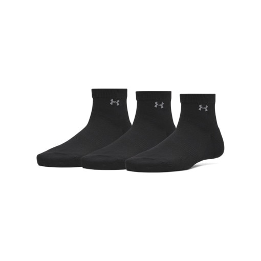 Obrazek dla: UNDER ARMOUR Damskie skarpety treningowe (3pack) Under Armour Women's Vanish 3pk Qtr  czarne Czarny