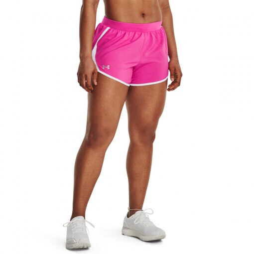 Damskie spodenki do biegania Under Armour Fly By 2.0 Short - różowe