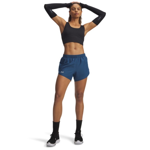  UNDER ARMOUR Damskie spodenki do biegania Under Armour UA Fly By 3'' Shorts  niebieskie Niebieski