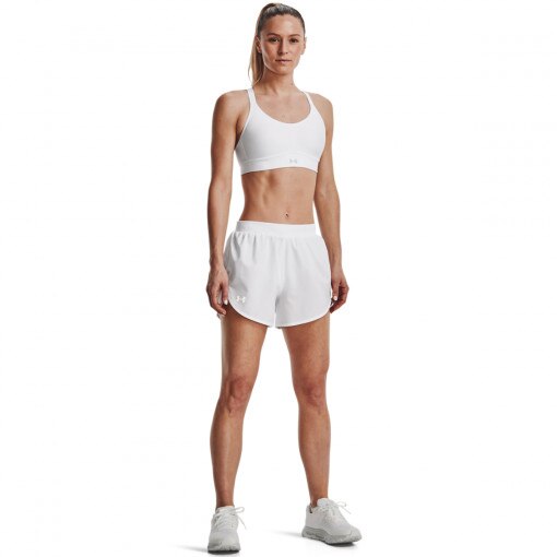 UNDER ARMOUR Damskie spodenki do biegania UNDER ARMOUR UA Fly By Elite 3'' Short  białe Biały