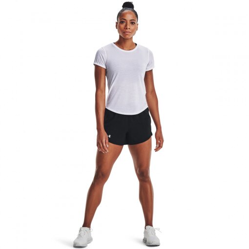 UNDER ARMOUR Damskie spodenki do biegania UNDER ARMOUR UA Fly By Elite 3'' Short  czarne Czarny