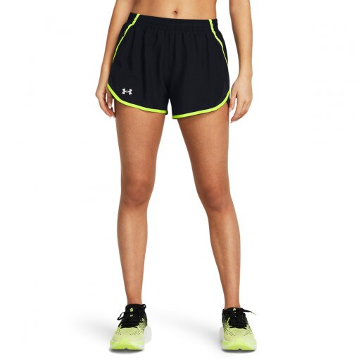 Damskie spodenki do biegania Under Armour UA Fly By 3'' Shorts - czarne
