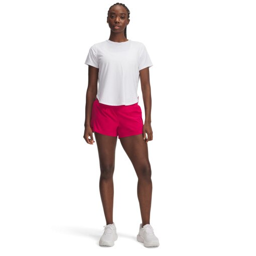 UNDER ARMOUR Damskie spodenki do biegania Under Armour UA Launch Pro 3'' Shorts  różowe Różowy