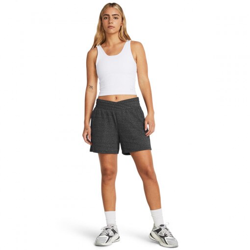 UNDER ARMOUR Damskie spodenki dresowe Under Armour UA Rival Terry Short  szare 025