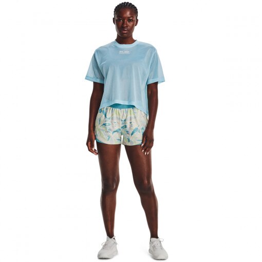 UNDER ARMOUR Damskie spodenki treningowe UNDER ARMOUR Play Up Shorts 3.0 NE kremowe/ecru Kremowy allover