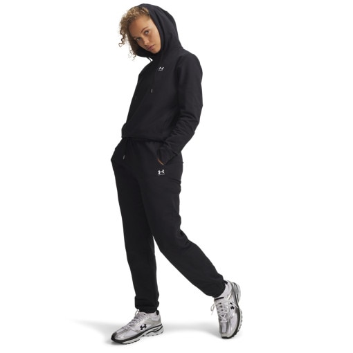 Obrazek dla: UNDER ARMOUR Damskie spodnie dresowe joggery Under Armour Sport Terry Jogger  czarne Czarny