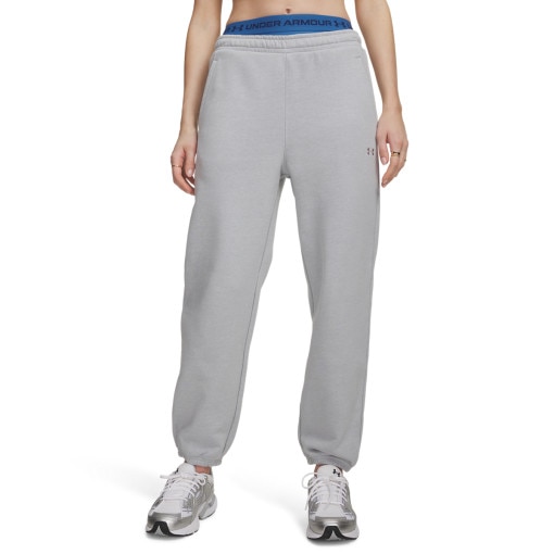 Damskie spodnie dresowe joggery Under Armour UA Icon HWT Gym Pant - szare