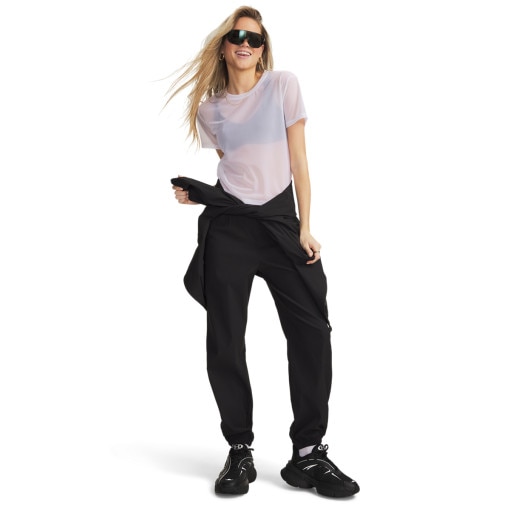 Obrazek dla: UNDER ARMOUR Damskie spodnie tkaninowe joggery Under Armour Unstoppable Wvn Jogger  czarne Czarny