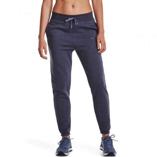 Damskie spodnie dresowe Under Armour Essential Script Pant - szare