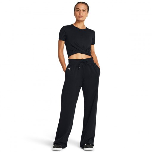UNDER ARMOUR Damskie spodnie treningowe Under Armour Motion Open Hem Pant  czarne  Czarny