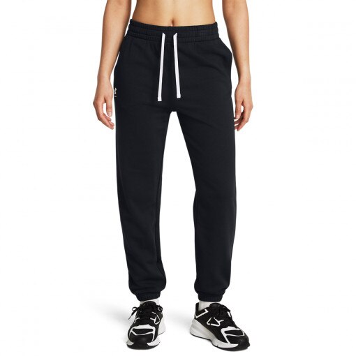 Damskie spodnie dresowe Under Armour UA Rival Terry Jogger - czarne