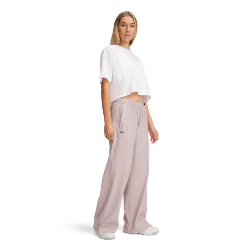 UNDER ARMOUR Damskie spodnie treningowe Under Armour Armoursport Wide Leg Pant  różowe Różowy