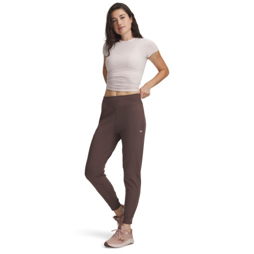Obrazek dla: UNDER ARMOUR Damskie spodnie treningowe Under Armour Motion Jogger  brązowe Brązowy