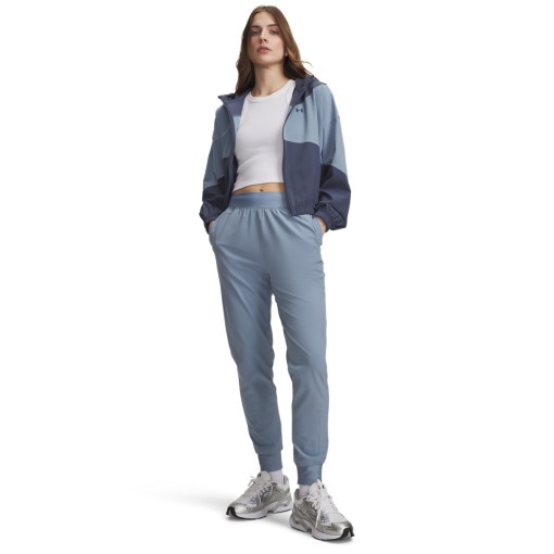 Obrazek dla: UNDER ARMOUR Damskie spodnie treningowe Under Armour Sport High Rise Woven Pant  niebieskie Niebieski