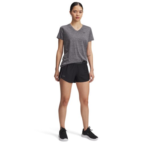 UNDER ARMOUR Damskie spodnie treningowe Under Armour Tech Play Up Shorts  czarne Czarny