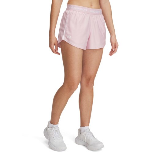 Damskie spodenki treningowe Under Armour Tech Play Up Shorts - różowe