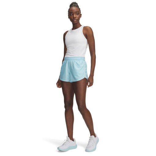 UNDER ARMOUR Damskie spodenki treningowe Under Armour Tech Play Up Shorts  niebieskie Niebieski