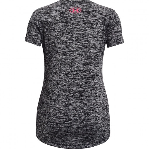 Dziewczęca koszulka treningowa UNDER ARMOUR Graphic Twist Big Logo SS - czarna
