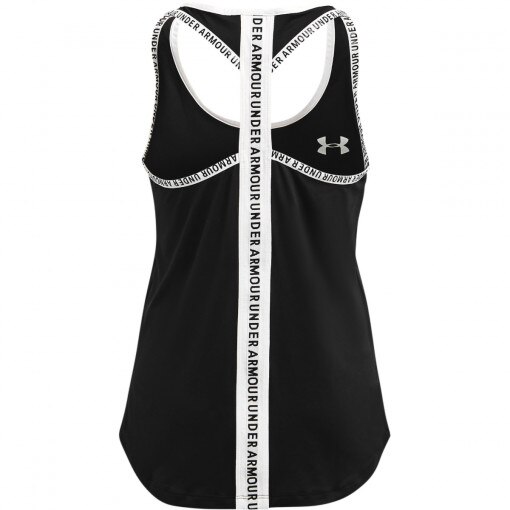 Dziewczęca koszulka treningowa UNDER ARMOUR UA Knockout Tank - czarna 