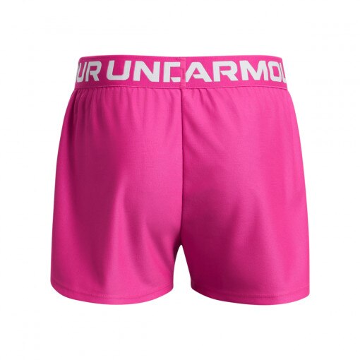 Dziewczęce spodenki treningowe Under Armour Play Up Solid Shorts - różowe