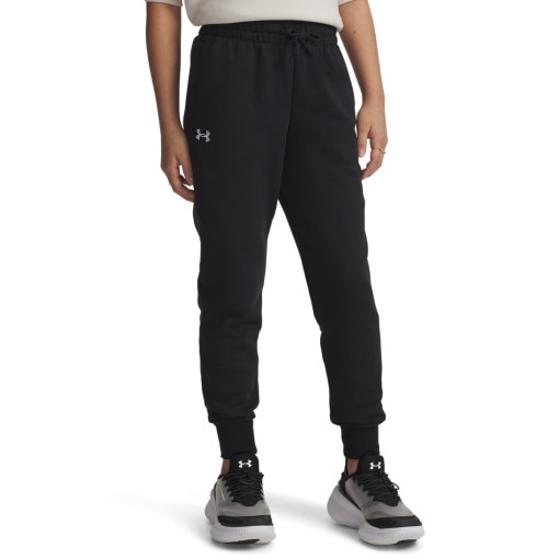 Dziewczęce spodnie dresowe Under Armour UA Rival Fleece Joggers - czarne